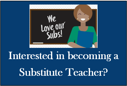We love our subs! INterested in becoming a subsittue teacher?