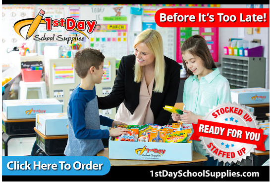 1st Day of School Supplies- Order before it is too late!  